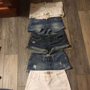 Multiple size 5 shorts